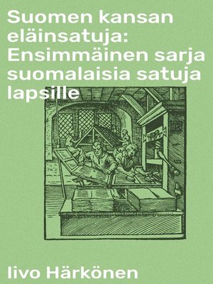 cover image of Suomen kansan eläinsatuja